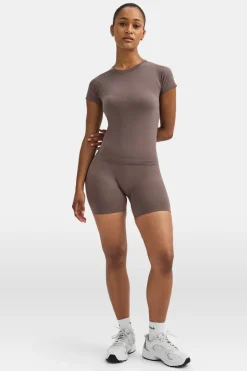 TALA Tops|Strength / Lifting*Sculpt Seamless Active T-Shirt - Dark Truffle