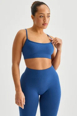 TALA Strength / Lifting|Sports Bras*Sculpt Seamless Bandeau Sports Bra - Cobalt