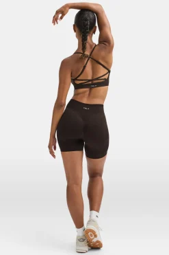 TALA Strength / Lifting|Sports Bras*Sculpt Seamless Cross Back Sports Bra - Americano