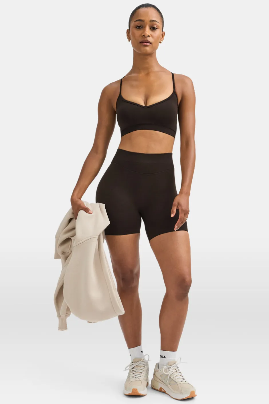 TALA Strength / Lifting|Sports Bras*Sculpt Seamless Cross Back Sports Bra - Americano