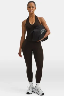 TALA Tops|Strength / Lifting*Sculpt Seamless Halter Tank - Americano