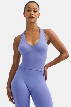 TALA Tops|Strength / Lifting*Sculpt Seamless Halter Tank - Aster