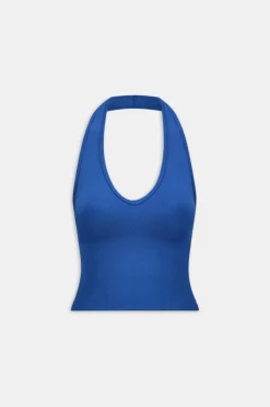 TALA Strength / Lifting|Tops / Vests*Sculpt Seamless Halter Tank - Cobalt