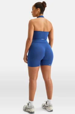 TALA Strength / Lifting|Tops / Vests*Sculpt Seamless Halter Tank - Cobalt