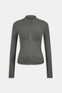TALA Strength / Lifting|Jackets*Sculpt Seamless Longline Jacket - Dark Olive