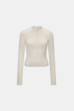 TALA Strength / Lifting|Jackets*Sculpt Seamless Longline Jacket - Chai Marl
