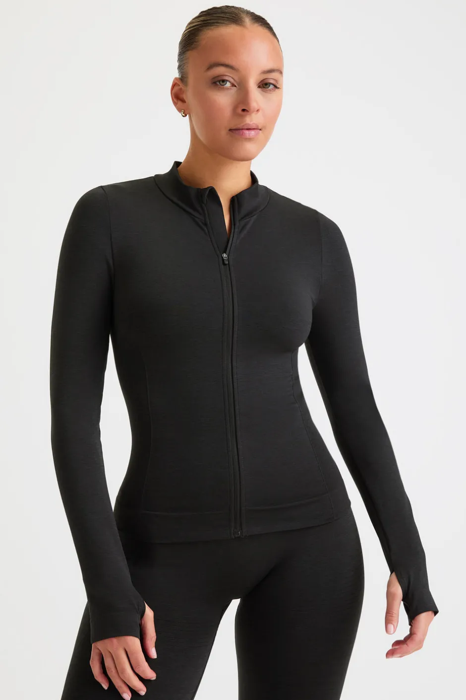 TALA Strength / Lifting|Jackets*Sculpt Seamless Longline Jacket - Marl