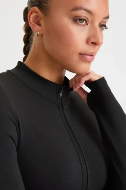 TALA Strength / Lifting|Jackets*Sculpt Seamless Longline Jacket - Marl
