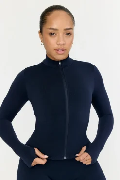 TALA Jackets|Coats / Jackets*Sculpt Seamless Ribbed Zip Through Jacket-