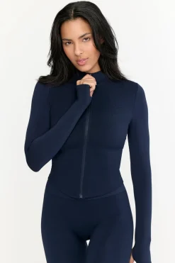 TALA Jackets|Coats / Jackets*Sculpt Seamless Ribbed Zip Through Jacket-