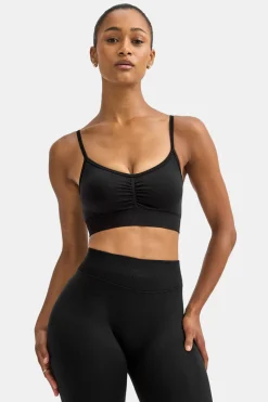 TALA Strength / Lifting|Sports Bras*Sculpt Seamless Ruched Sports Bra - Marl