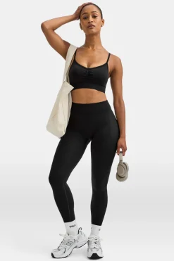 TALA Strength / Lifting|Sports Bras*Sculpt Seamless Ruched Sports Bra - Marl
