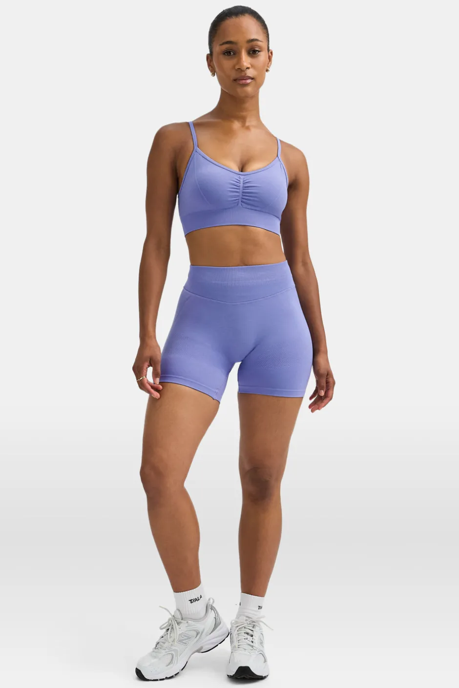 TALA Strength / Lifting|Sports Bras*Sculpt Seamless Ruched Sports Bra - Aster