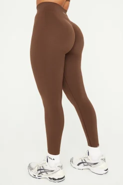 TALA Strength / Lifting|Leggings*Sculpt Seamless Scrunch Legging - Coffee Marl
