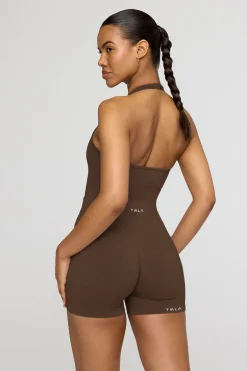 TALA Shorts|Strength / Lifting*Sculpt Seamless Scrunch Shorts - Coffee Marl