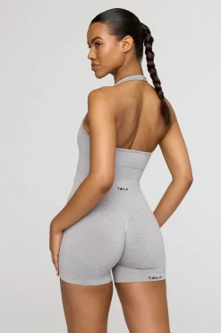 TALA Strength / Lifting|Shorts*Sculpt Seamless Scrunch Shorts - Light Marl
