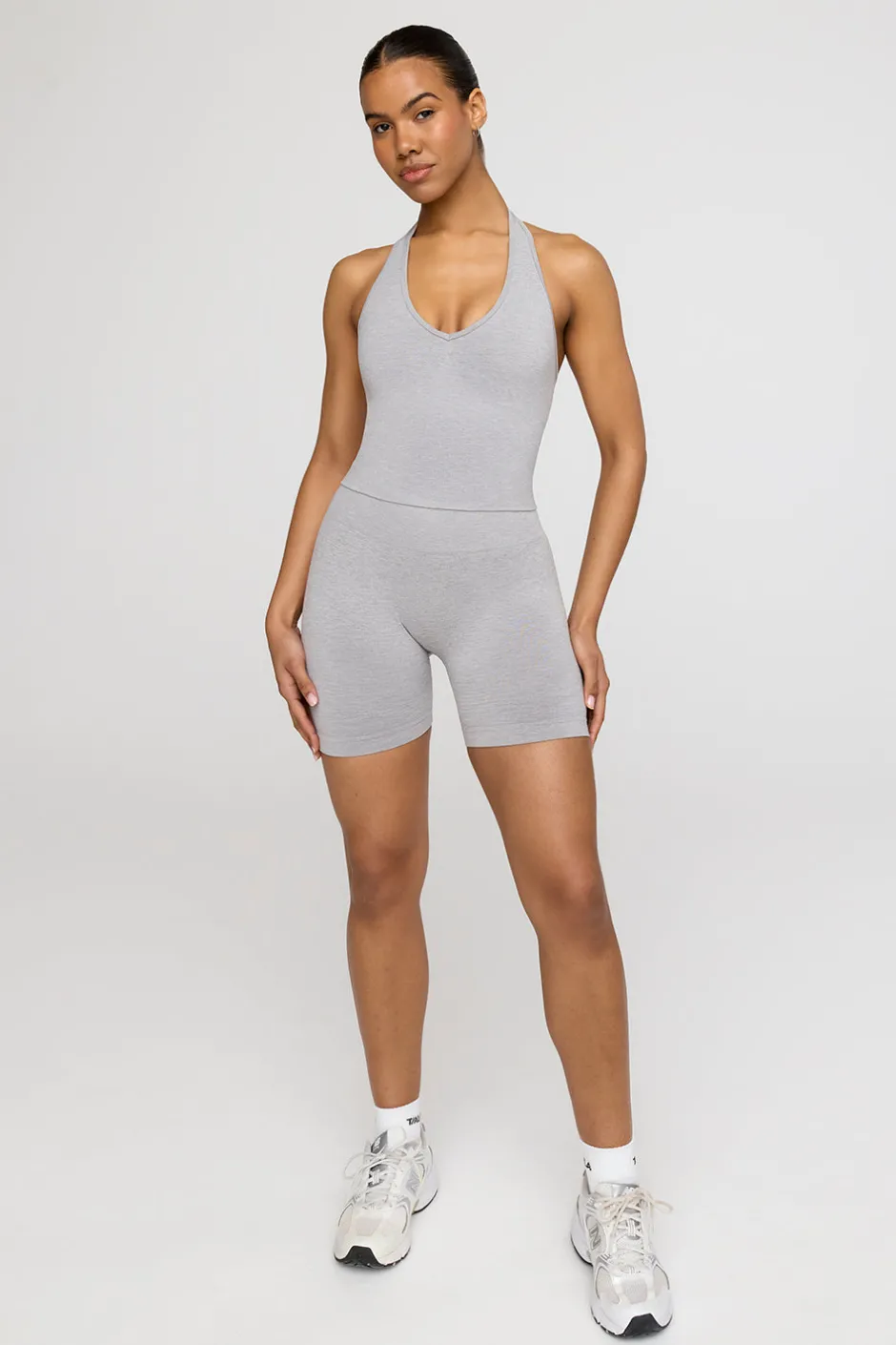 TALA Strength / Lifting|Shorts*Sculpt Seamless Scrunch Shorts - Light Marl
