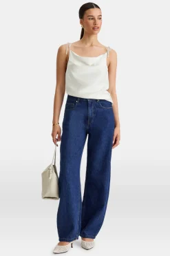 TALA The Bridal Edit|Tops*Silky Cowl Neck Top -