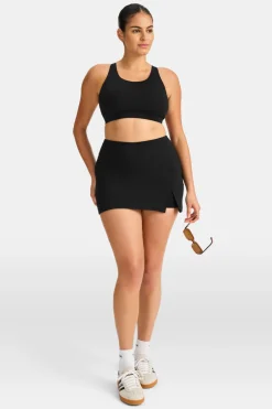 TALA Tennis / Padel|Cardio*SkinLuxe Asymmetric Side Split Skort - Shadow