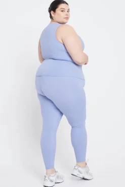 TALA Tops|Running*SkinLuxe Built-In Support Cut Out Shoulder Vest - Cornflower