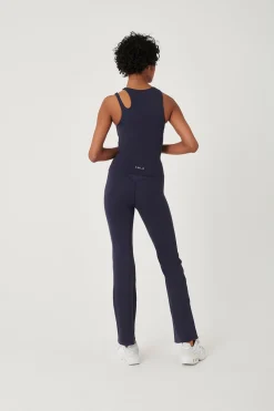 TALA Tops|Running*SkinLuxe Built-In Support Cut Out Shoulder Vest - Navy