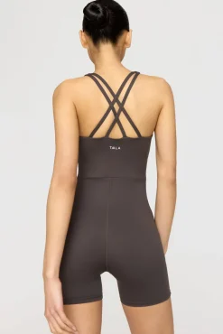 TALA Cardio|Strength / Lifting*SkinLuxe Built-In Support Strappy Back Unitard -
