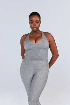 TALA Tops|Running*SkinLuxe Built-In Support Strappy Back Cami Top - Dark Marl