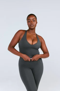 TALA Tops|Cardio*SkinLuxe Built-In Support Strappy Back Cami Top - Deep Teal