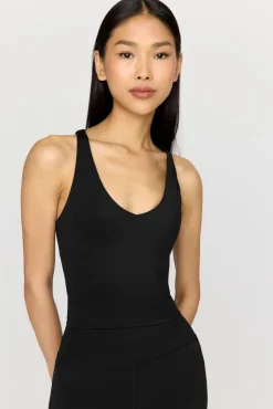 TALA Tops|Running*SkinLuxe Built-In Support Strappy Back Cami Top - Shadow