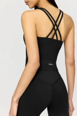 TALA Tops|Running*SkinLuxe Built-In Support Strappy Back Cami Top - Shadow