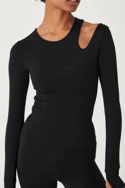 TALA Running|Cardio*SkinLuxe Cut Out Shoulder Long Sleeve Top -