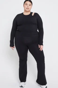 TALA Running|Cardio*SkinLuxe Cut Out Shoulder Long Sleeve Top -