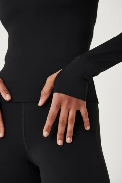 TALA Running|Cardio*SkinLuxe Cut Out Shoulder Long Sleeve Top -