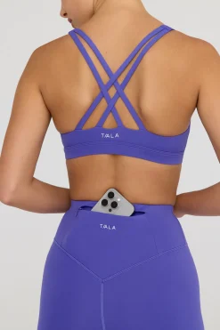 TALA Running|Cardio*SkinLuxe High Waisted Cycling Shorts - Grape