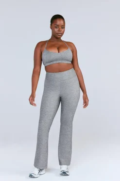 TALA Cardio|Strength / Lifting*SkinLuxe High Waisted Flared Legging - Dark Marl