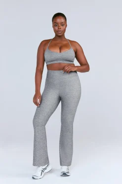 TALA Cardio|Strength / Lifting*SkinLuxe High Waisted Flared Legging - Dark Marl