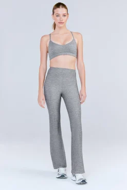TALA Cardio|Strength / Lifting*SkinLuxe High Waisted Flared Legging - Dark Marl