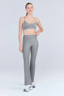 TALA Cardio|Strength / Lifting*SkinLuxe High Waisted Flared Legging - Dark Marl