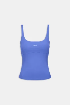 TALA Running|Cardio*SkinLuxe Scoop Neck Full Length Vest - Iris