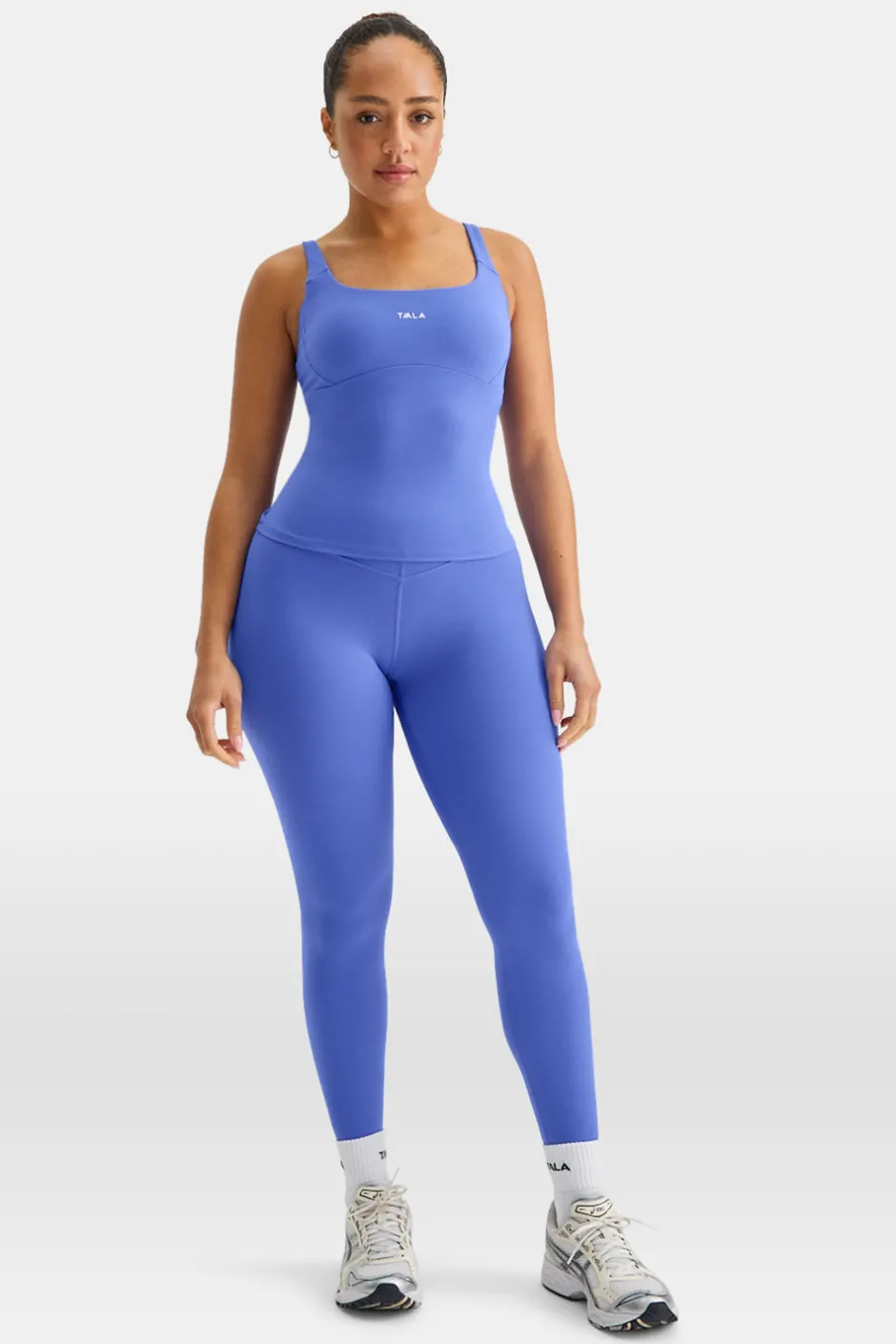 TALA Running|Cardio*SkinLuxe Scoop Neck Full Length Vest - Iris