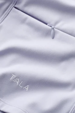 TALA Running|Cardio*SkinLuxe Sleeveless Zip Through Running Top - Lilac