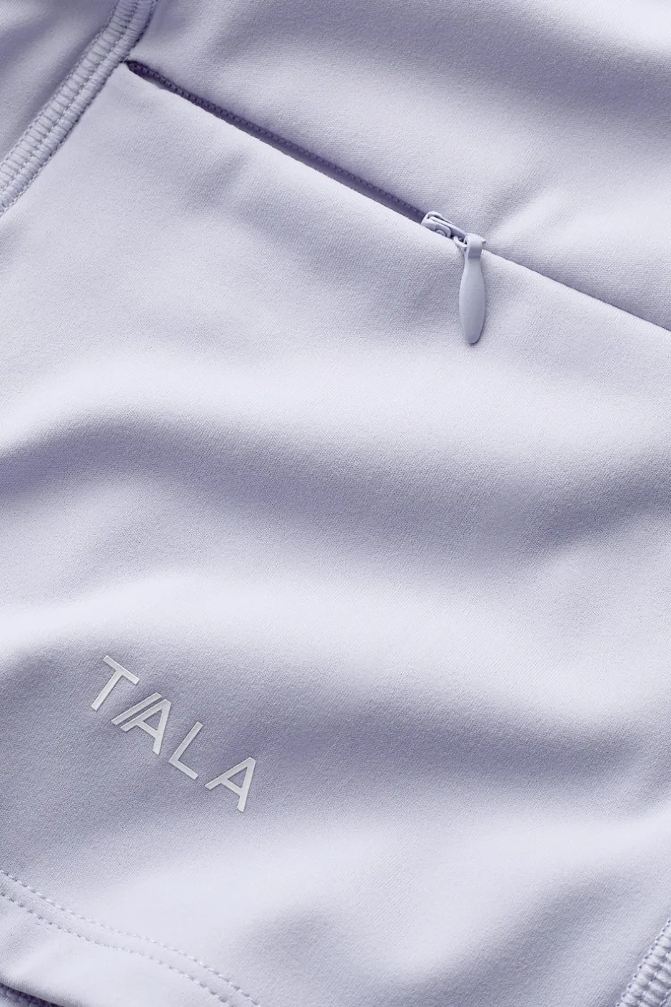 TALA Running|Cardio*SkinLuxe Sleeveless Zip Through Running Top - Lilac