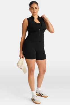 TALA Running|Cardio*SkinLuxe Sleeveless Zip Through Running Top -