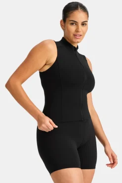TALA Running|Cardio*SkinLuxe Sleeveless Zip Through Running Top -