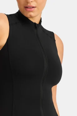 TALA Running|Cardio*SkinLuxe Sleeveless Zip Through Running Top -