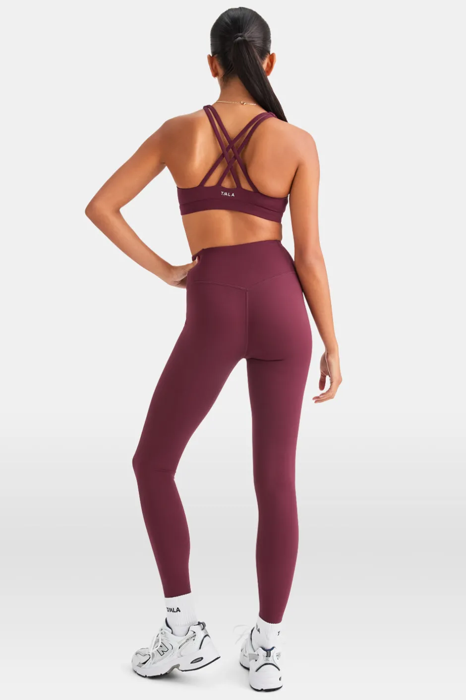 TALA Cardio|Strength / Lifting*SkinLuxe V-Waist Legging - Burgundy