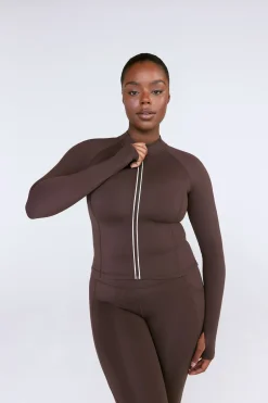 TALA Tops|Cardio*SkinLuxe Zip Through Running Top -