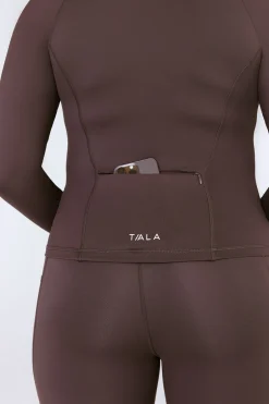 TALA Tops|Cardio*SkinLuxe Zip Through Running Top -