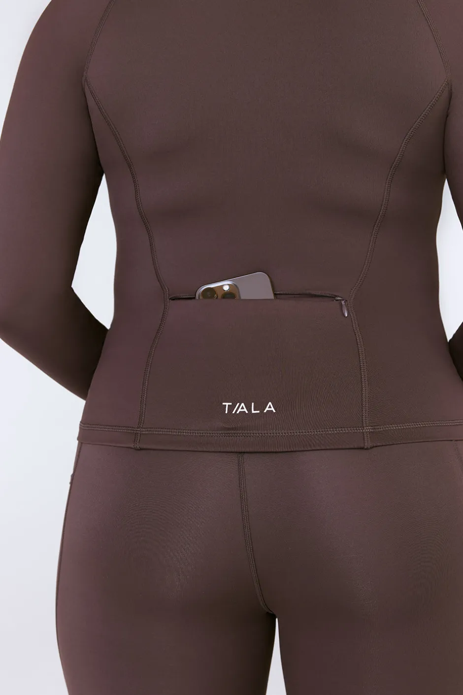 TALA Tops|Cardio*SkinLuxe Zip Through Running Top -