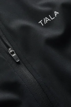 TALA Running|Cardio*SkinLuxe Zip Through Short Sleeve Running Top - Shadow